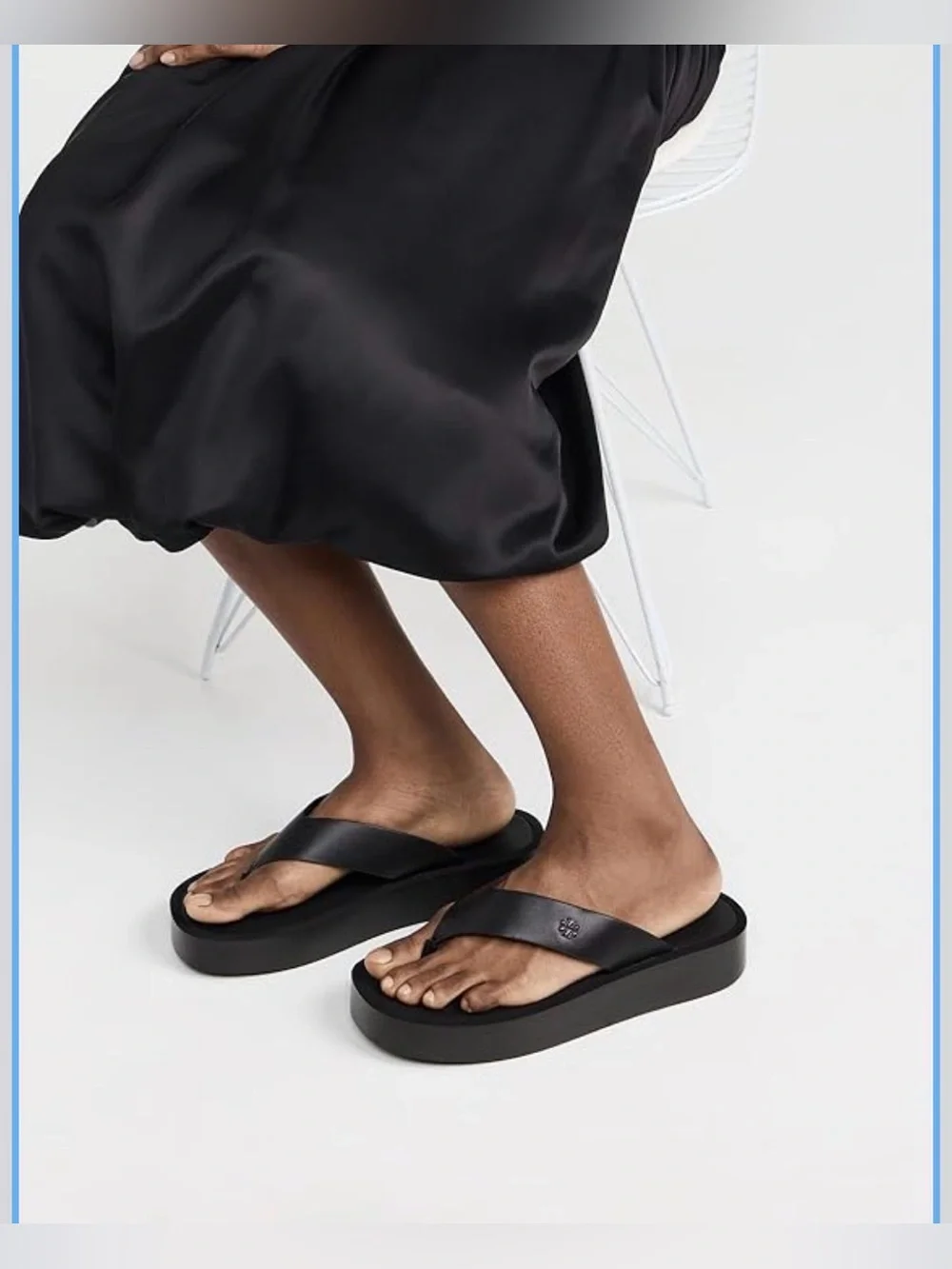 Tory Burch Women's Leather Platform Flip Flops